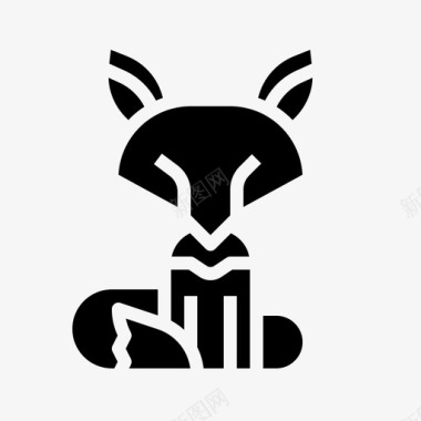 狐狸动物哺乳动物图标图标