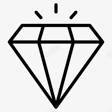 钻石宝石性能图标图标