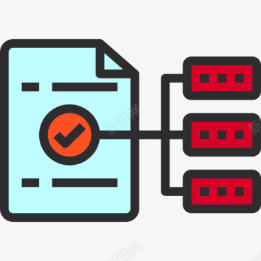 过程seo82线性颜色图标图标