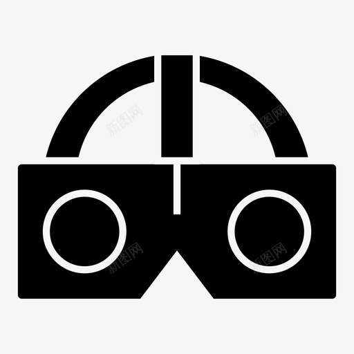 vr耳机虚拟现实vr头盔图标svg_新图网 https://ixintu.com vr头盔 vr耳机 虚拟现实 虚拟现实黑暗