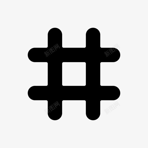 followhashtagtrending图标svg_新图网 https://ixintu.com follow hashtag trending tweet twitter twitter实心glyph