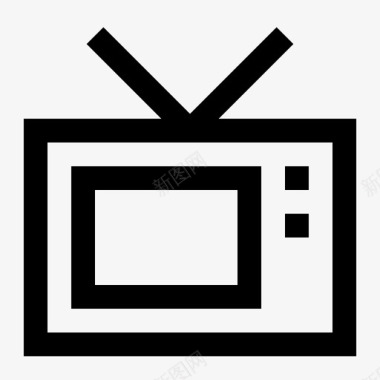 电视电子电子设备图标图标
