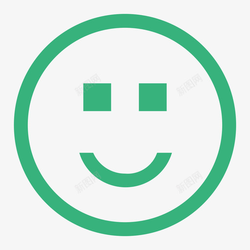 高兴脸svg_新图网 https://ixintu.com 高兴脸 线性