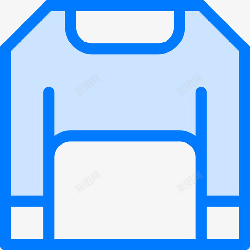 毛衣滑雪板2蓝色图标svg_新图网 https://ixintu.com 毛衣 滑雪板 蓝色