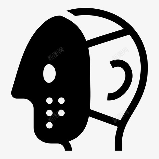 运动面具窃贼面罩图标svg_新图网 https://ixintu.com 小偷 性格 窃贼 运动 面具 面罩