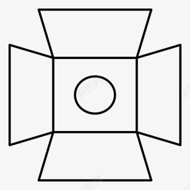 灯光摄影摄影棚图标图标
