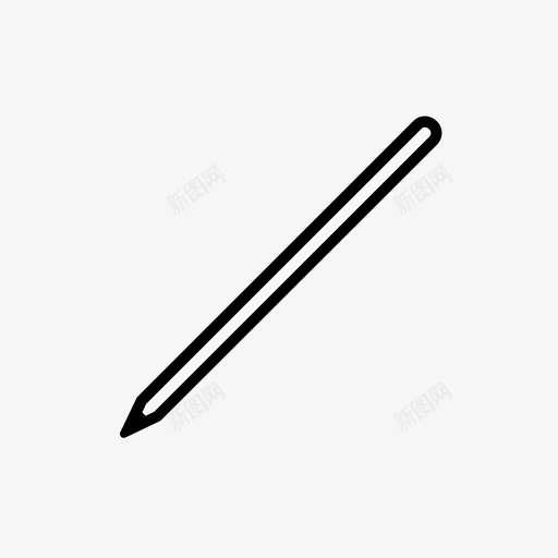 铅笔绘图书写图标svg_新图网 https://ixintu.com 书写 绘图 设备 铅笔