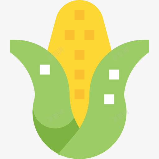 玉米蔬菜和水果2扁平图标svg_新图网 https://ixintu.com 扁平 玉米 蔬菜和水果2