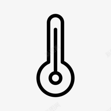 体温计摄氏度温度图标图标