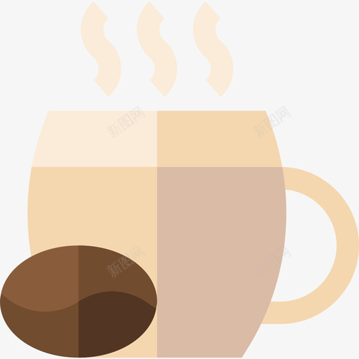 咖啡早餐20无糖图标svg_新图网 https://ixintu.com 咖啡 无糖 早餐
