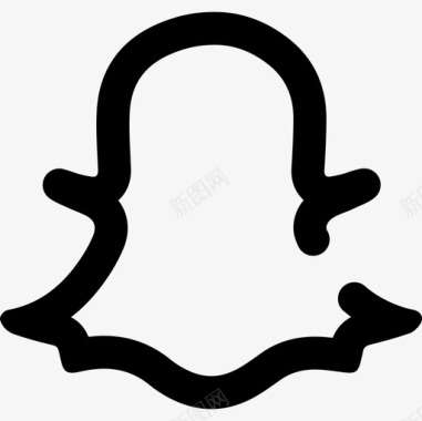 Snapchat社交媒体92概述图标图标