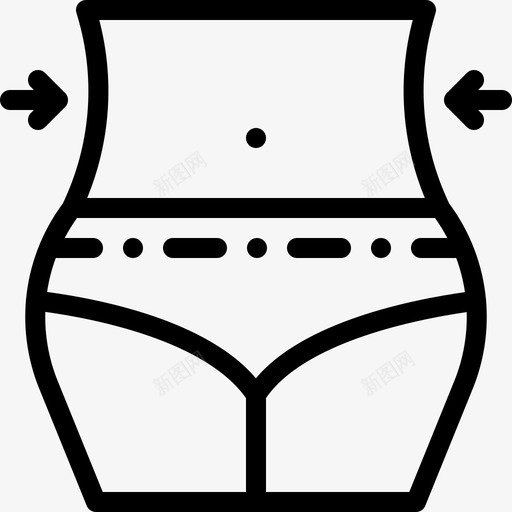 减肥营养7线性图标svg_新图网 https://ixintu.com 减肥 线性 营养