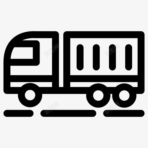 运输汽车交货图标svg_新图网 https://ixintu.com 交货 产品 卡车 汽车 物流 运输