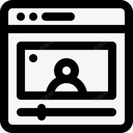 youtube视频播放器视频日志图标svg_新图网 https://ixintu.com youtube 取消 播放器 日志 网站 装箱 视频