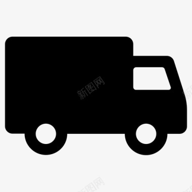 卡车货物运输卡车图标图标