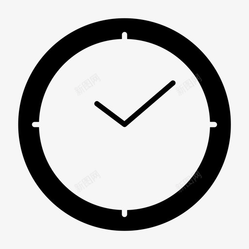时钟持续时间小时图标svg_新图网 https://ixintu.com ui设计标志符号 小时 持续时间 时钟 时间 长度