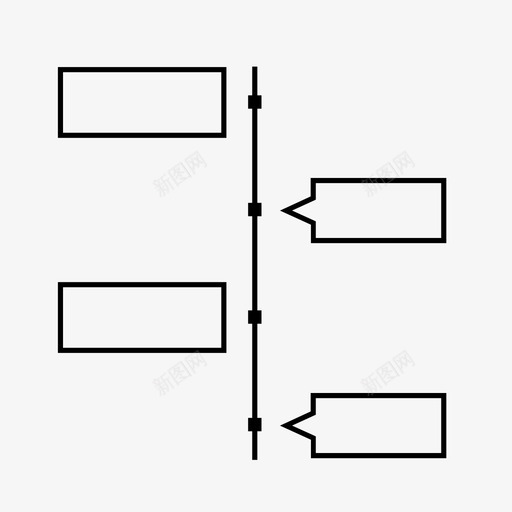 时间线演变时间表图标svg_新图网 https://ixintu.com 时间 时间表 演变