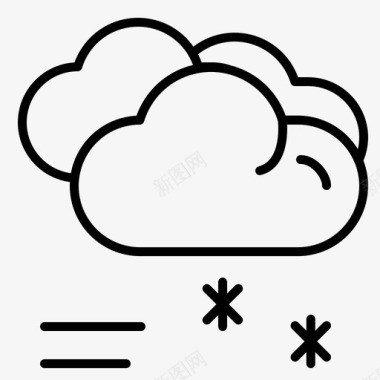 云云雨天气预报图标图标