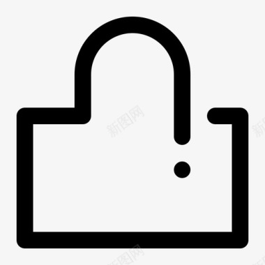 解锁用户界面不安全图标图标