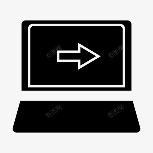 登录笔记本电脑继续输入图标svg_新图网 https://ixintu.com 右 登录 登录笔记本电脑 笔记本电脑登录 继续 输入