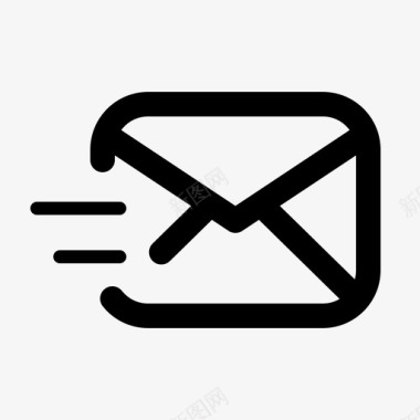 发送消息电子邮件信封图标图标