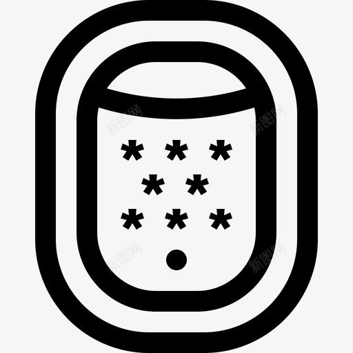 舷窗冬季旅行2线性图标svg_新图网 https://ixintu.com 冬季 旅行 线性 舷窗