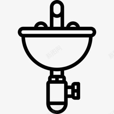 水槽水管工水管图标图标