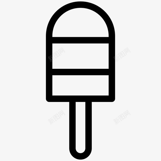冰淇淋夏天图标svg_新图网 https://ixintu.com 冰淇淋 夏天