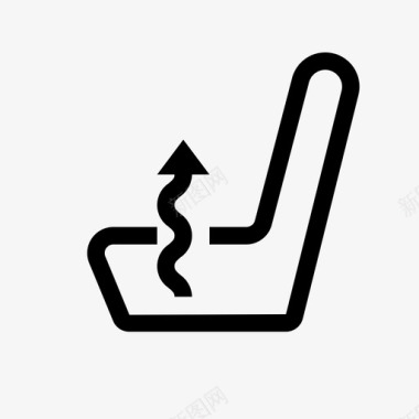 座椅加热低汽车车辆图标图标