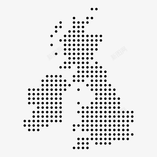 英国点地图欧洲图标svg_新图网 https://ixintu.com 国家地图点 欧洲 点地图 英国