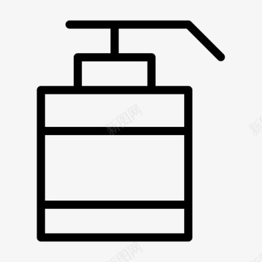 洗发水保健品液体图标图标