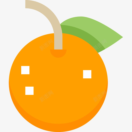 橘子蔬菜和水果2扁平图标svg_新图网 https://ixintu.com 扁平 橘子 蔬菜和水果2