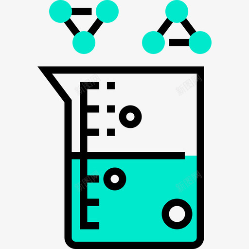 烧杯化学单色单色图标svg_新图网 https://ixintu.com 化学 单色 烧杯