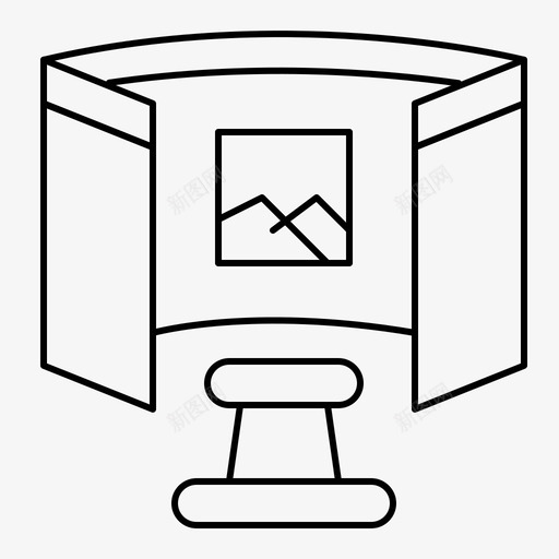 未来眼镜科学图标svg_新图网 https://ixintu.com 技术 技术细线 未来 眼镜 科学