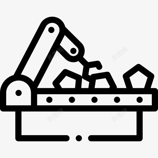 线性能源核能制造图标svg_新图网 https://ixintu.com 制造 核能 线性 能源