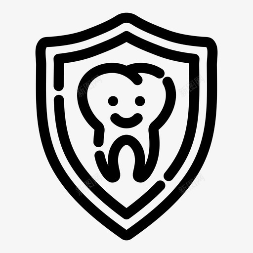 牙齿保护牙齿牙医图标svg_新图网 https://ixintu.com 保护 口腔医学 微笑 牙医 牙齿