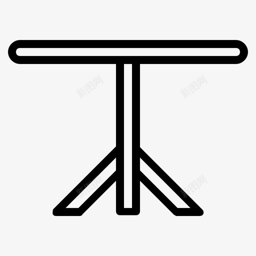 采购产品桌子餐厅家具图标svg_新图网 https://ixintu.com 内部 内部和家具 家具 木材 采购产品桌子 餐厅