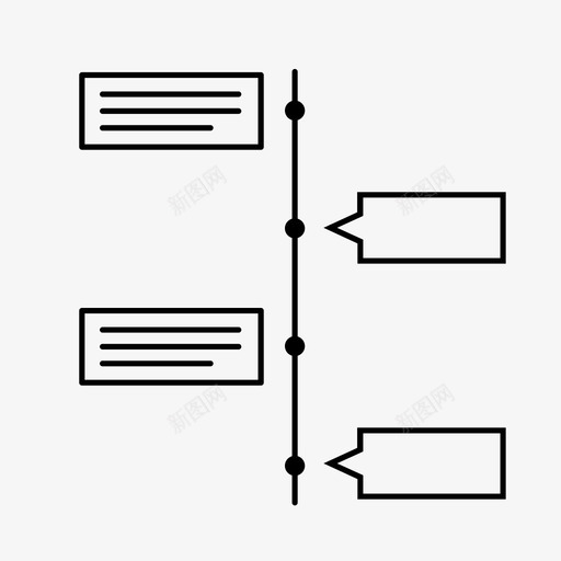 时间线演变时间表图标svg_新图网 https://ixintu.com 时间 时间表 演变