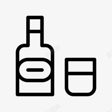 朗姆酒古巴直系图标图标