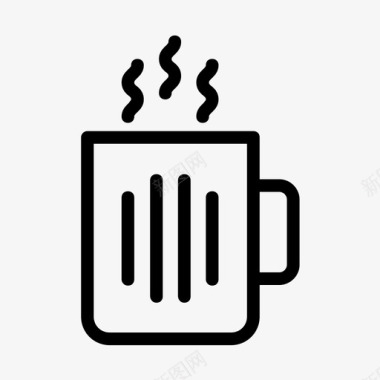 咖啡休息杯子图标图标