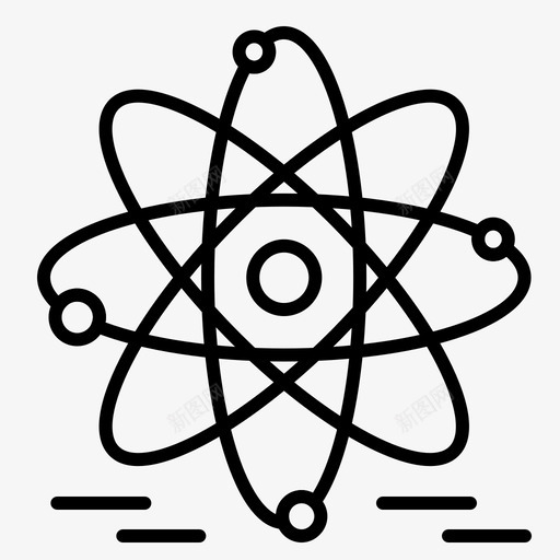 原子教育核图标svg_新图网 https://ixintu.com 原子 教育 教育大纲 核