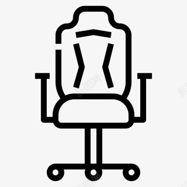 椅子扶手椅商务图标图标