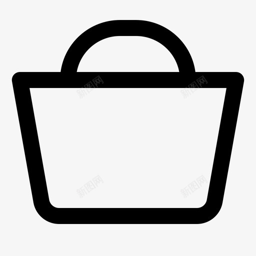 购物袋购物篮购物车图标svg_新图网 https://ixintu.com 小版 电子商务 系列 购物篮 购物袋 购物车