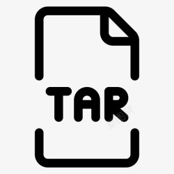 tar格式tardoc文件图标高清图片