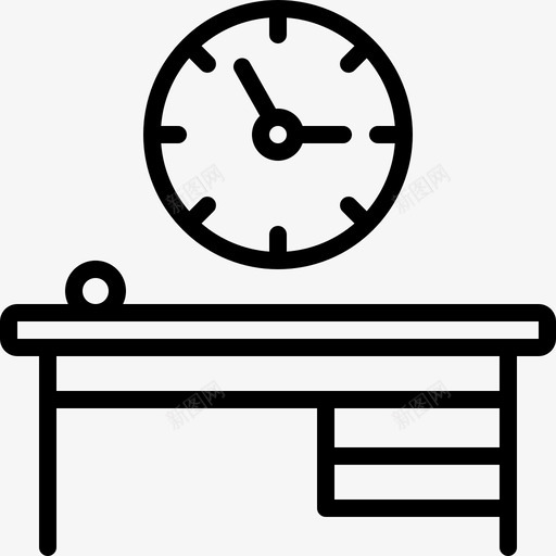 办公室时钟倒计时提醒图标svg_新图网 https://ixintu.com 倒计时 办公室 提醒 时钟 时间 时间表 正在 运行
