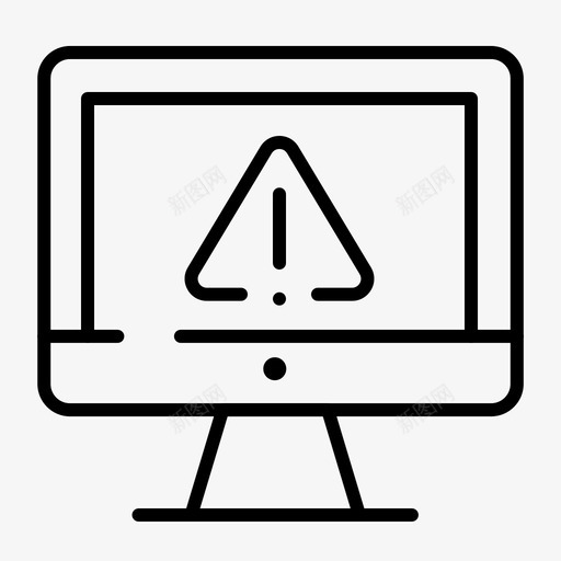 计算机数据信息图标svg_新图网 https://ixintu.com 互联网 信息 大纲 安全 数据 规则 警告 计算机