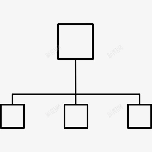 结构业务分配图标svg_新图网 https://ixintu.com 业务 份额 关系 分配 结构