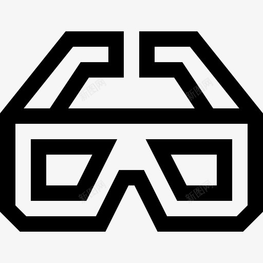 3d眼镜风景艺术21线性图标svg_新图网 https://ixintu.com 3d 眼镜 线性 艺术 风景