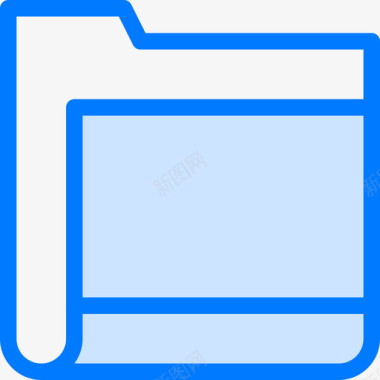 文件夹网络数据2蓝色图标图标