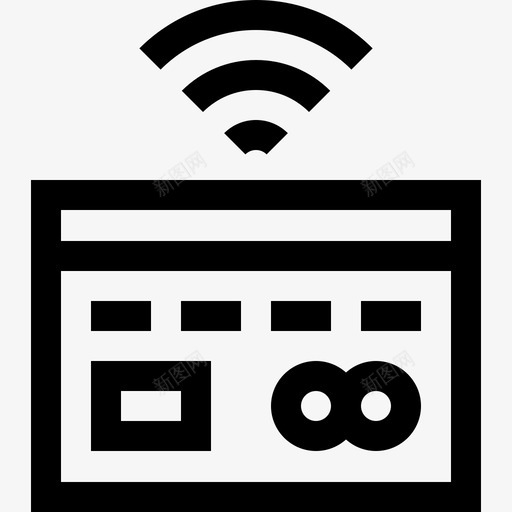 信用卡信用卡4直系图标svg_新图网 https://ixintu.com 信用卡 直系